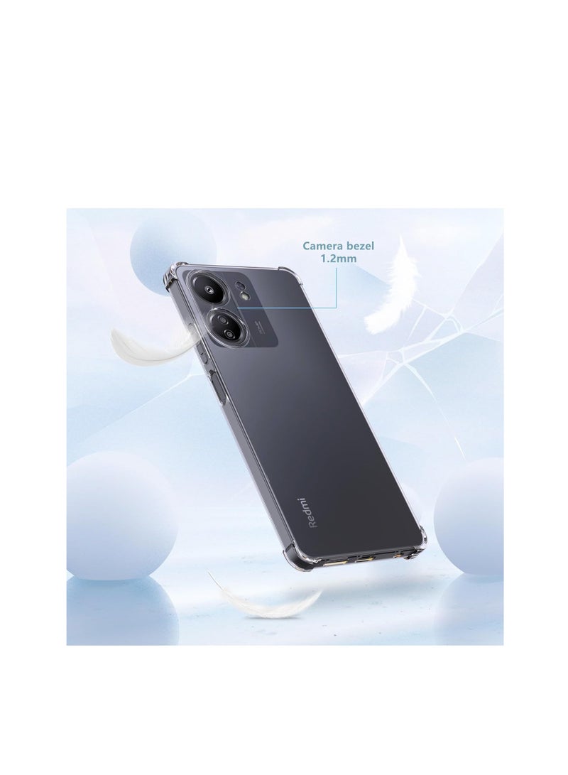 For Xiaomi Redmi 13C 4g  Anti Impact Corner Protective Clear Gel skin case cover - Image 3