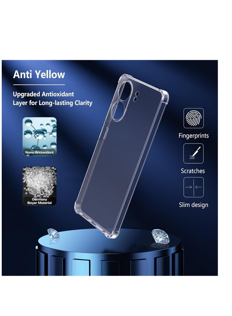 For Xiaomi Redmi 13C 4g  Anti Impact Corner Protective Clear Gel skin case cover - Image 4