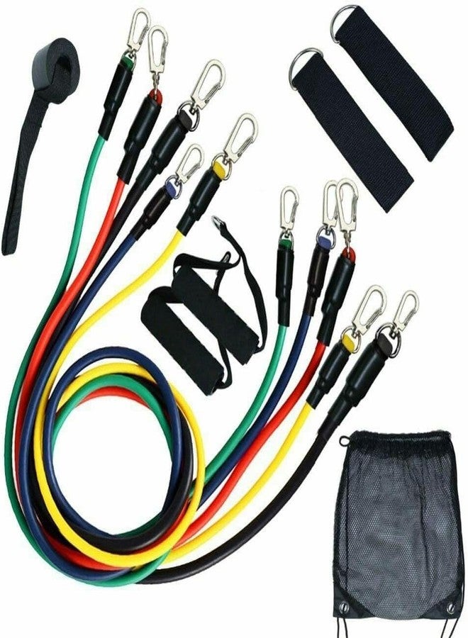 AMIRATE Resistance Tube for Men and Women | Resistance Band Set & Exercise Bands for Workout | Resistance Band for Pull Up | Gym Equipment for Home Workout| Natural and Unbreakable Rubber - Image 4
