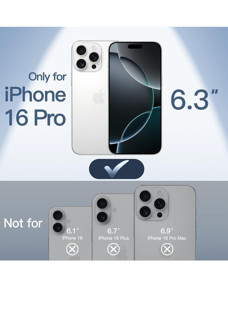 MUNTAQI Ultra Slim (0.35mm Thin) Case for iPhone 16 Pro 6.3 Inch – Camera Lens Full Protection, Lightweight Matte Finish PP Hard Minimalist Cover (White Titanium) | Anti-Fingerprint & Non-Yellowing - Image 2