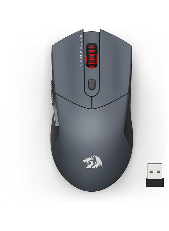 REDRAGON - M917 PRO RGB Wireless  Mouse, Ultra-Light 26K DPI Gaming Mouse Tri-Mode Bluetooth Mouse Ergonomic Natural Grip Build, Full Programmable Buttons, Software Supports DIY Keybinds - Image 1
