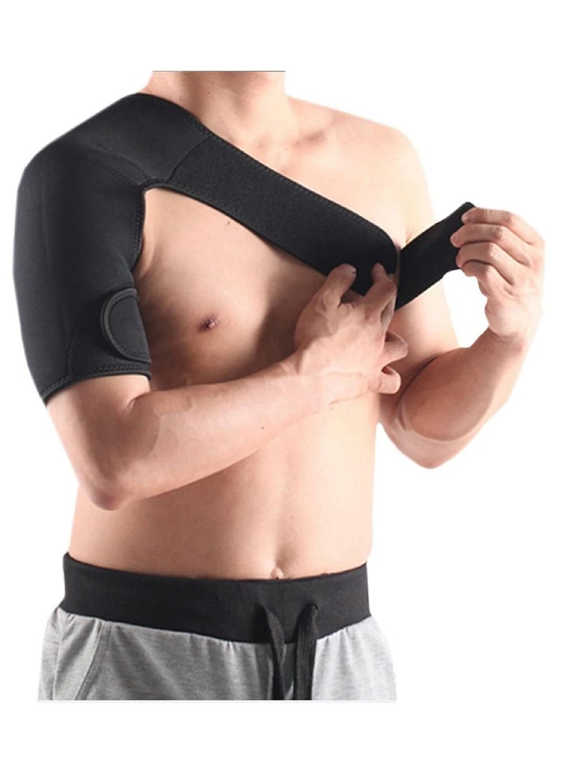 JOGAMS Adjustable Right Shoulder Support Strap Arthritis Gym Sports Brace Pain Relief Injury Prevention - Image 2