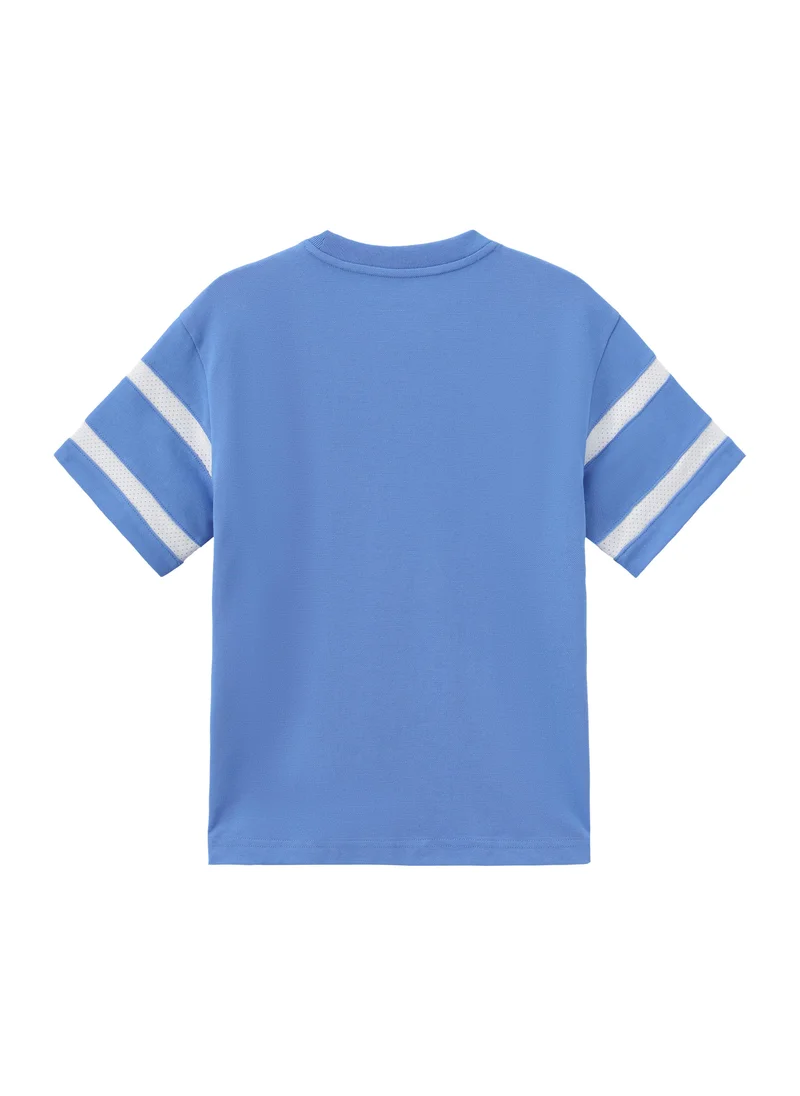 Balabala Blue Kids Boys Round v-neck short-sleeved T-shirt for Men | Best Price UAE