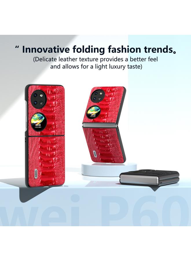 Zaboon Case For Huawei P60 Pocket ABEEL Genuine Leather Weilai Series Phone Case - Image 2