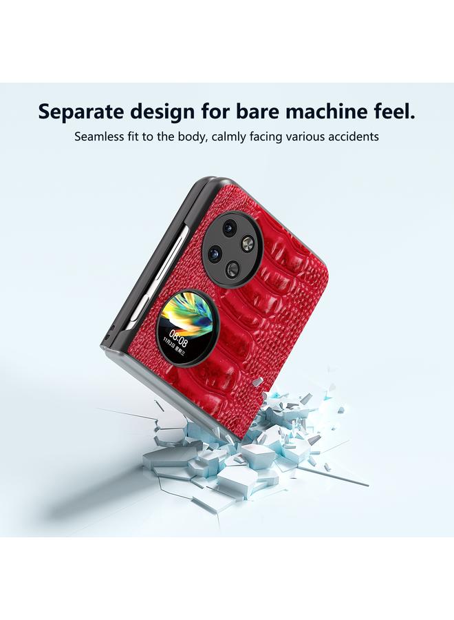 Zaboon Case For Huawei P60 Pocket ABEEL Genuine Leather Weilai Series Phone Case - Image 5