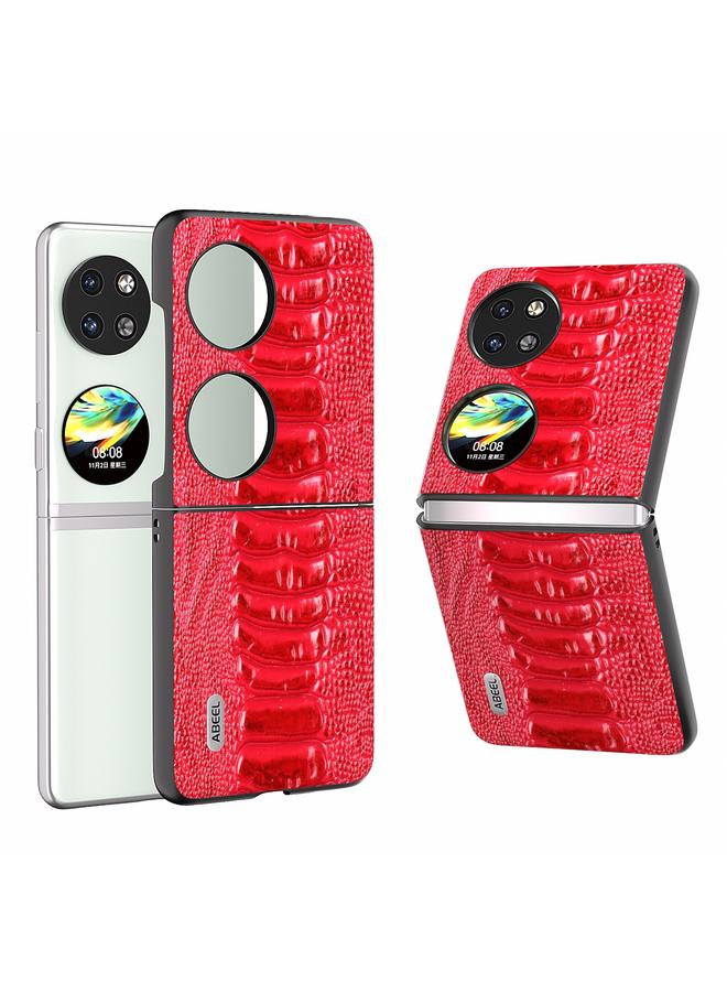 Zaboon Case For Huawei P60 Pocket ABEEL Genuine Leather Weilai Series Phone Case - Image 1