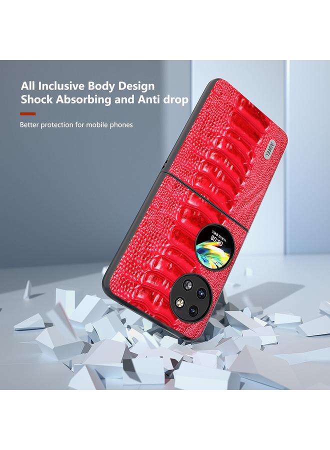 Zaboon Case For Huawei P60 Pocket ABEEL Genuine Leather Weilai Series Phone Case - Image 4