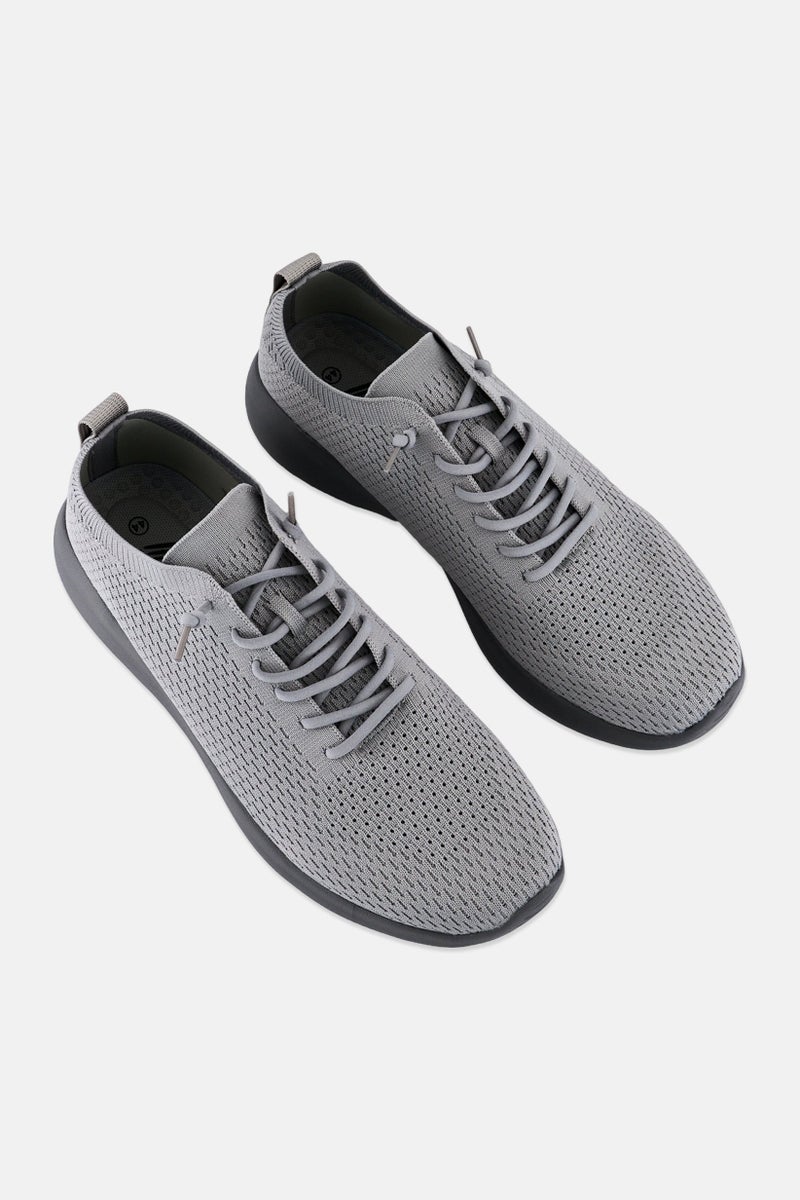 RBX Men Lace Up Running Shoes, Grey  - Image 2