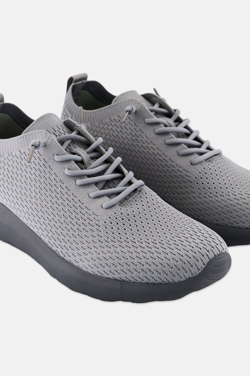 RBX Men Lace Up Running Shoes, Grey  - Image 3