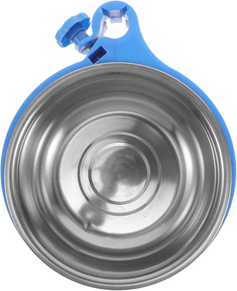 Odor free color COHEALI Stainless Steel Spa Cart Bowl and Waste Bin Ring 7.4" with Cart Mount Holder for Facial Washbasin, Salon Facial Treatment, and Beauty Trolley Use - Image 1