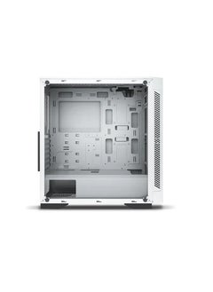 DEEPCOOL MATREXX 55 V3 ADD-RGB WH 3F Mid-Tower ATX Case, E-ATX Support, Tempered Glass Panels, Three Included ARGB Fans, Motherboard Sync and Front I/O RGB Control, White  - Image 3