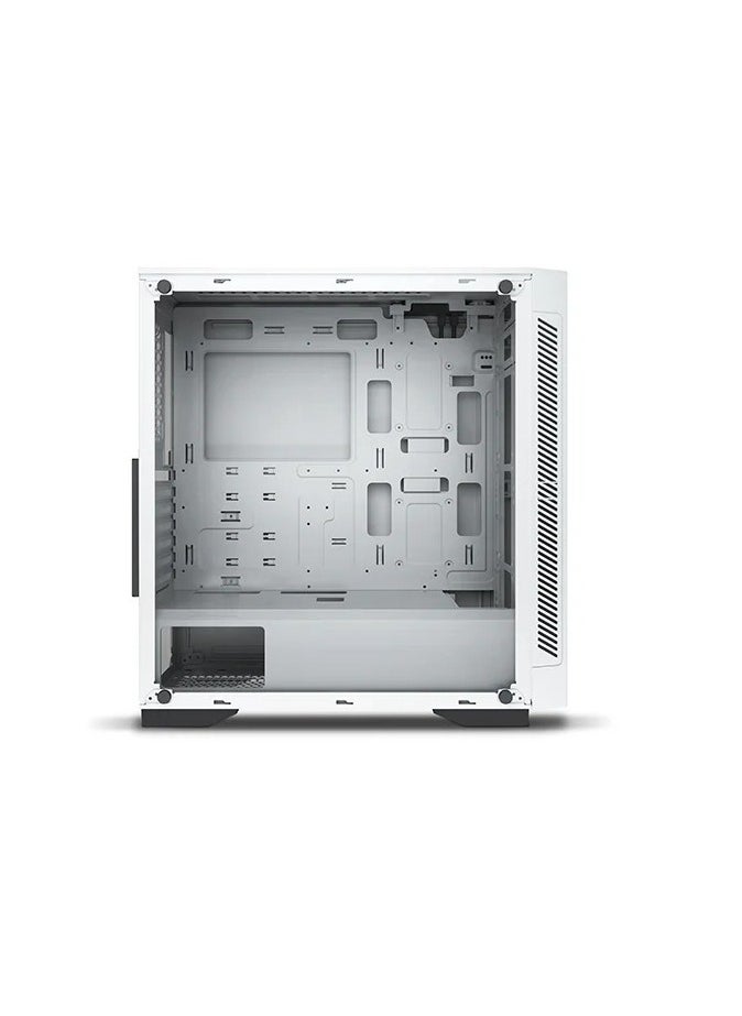 DEEPCOOL - MATREXX 55 V3 ADD-RGB WH 3F Mid-Tower ATX Case, E-ATX Support, Tempered Glass Panels, Three Included ARGB Fans, Motherboard Sync and Front I/O RGB Control, White - Image 1