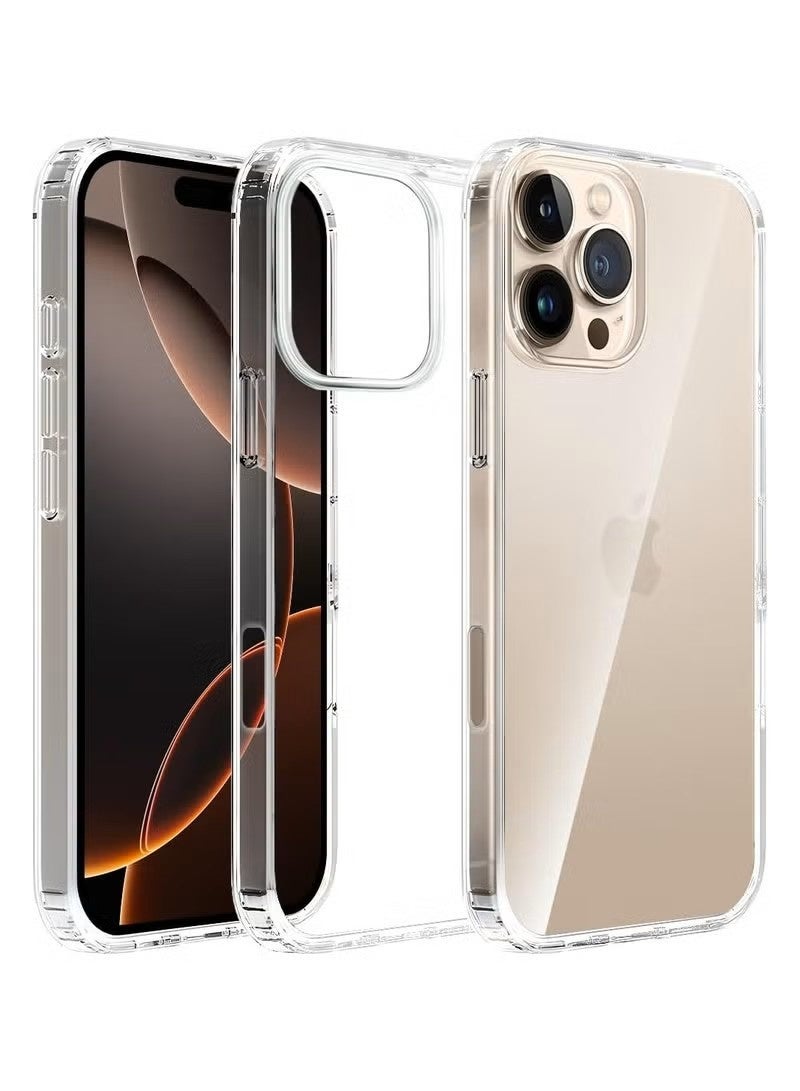 general Crystal Clear Case for iPhone 16 Pro Max, Military-Grade Drop Protection, Slim Hard PC Back with Shock-Absorbing TPU Bumper & Raised Camera Guard - Image 1