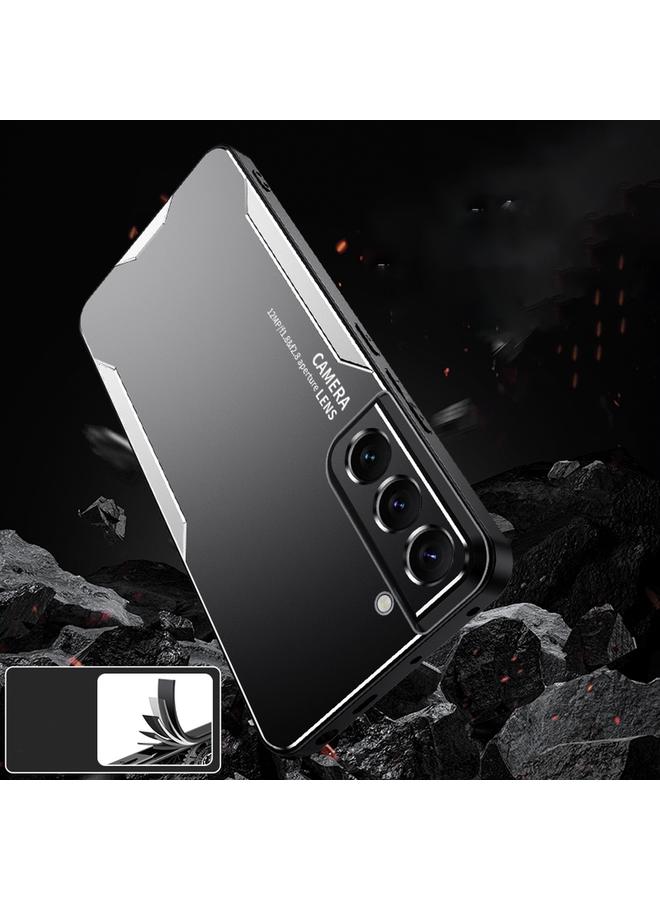 S-TOP Case For Samsung Galaxy S21 FE 5G Blade Series TPU Hybrid Metal Phone Case - Image 5