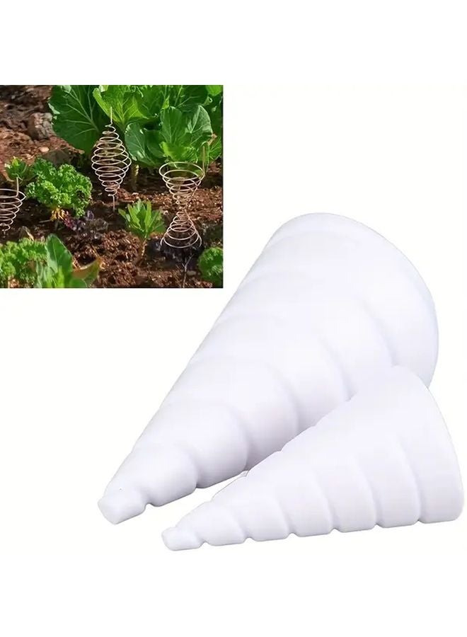 2Pcs Large Small Fibonacci Coil Winding Jigs for Electroculture Gardening Tools - Image 1