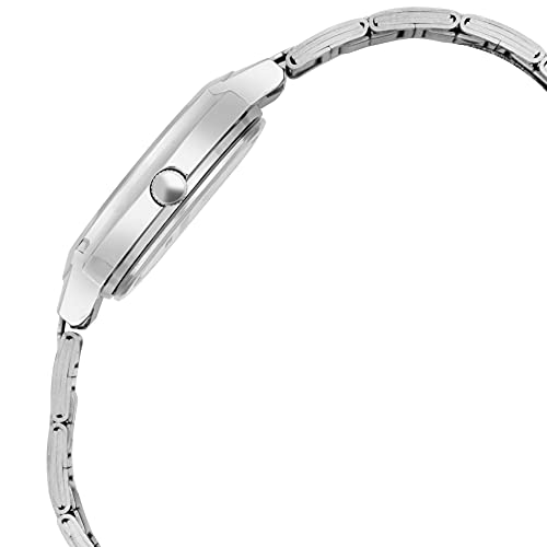 LOUIS DEVIN Stainless Steel Women Analog Wrist Watch With Steel Chain (Zl148-Grn), Green Dial, Silver Band - Image 2
