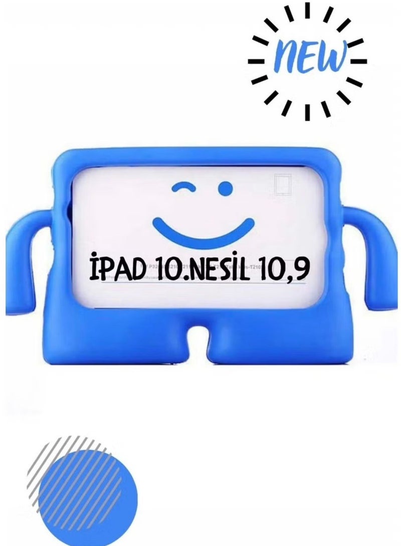FOCUS Kids cover case for iPad 10th Gen Case 2022 (10.9 inch) 10th Generation Products iGuy Freestanding Protective Cases Designed for 10.9 (10th Generation) 2022- BLUE - Image 1