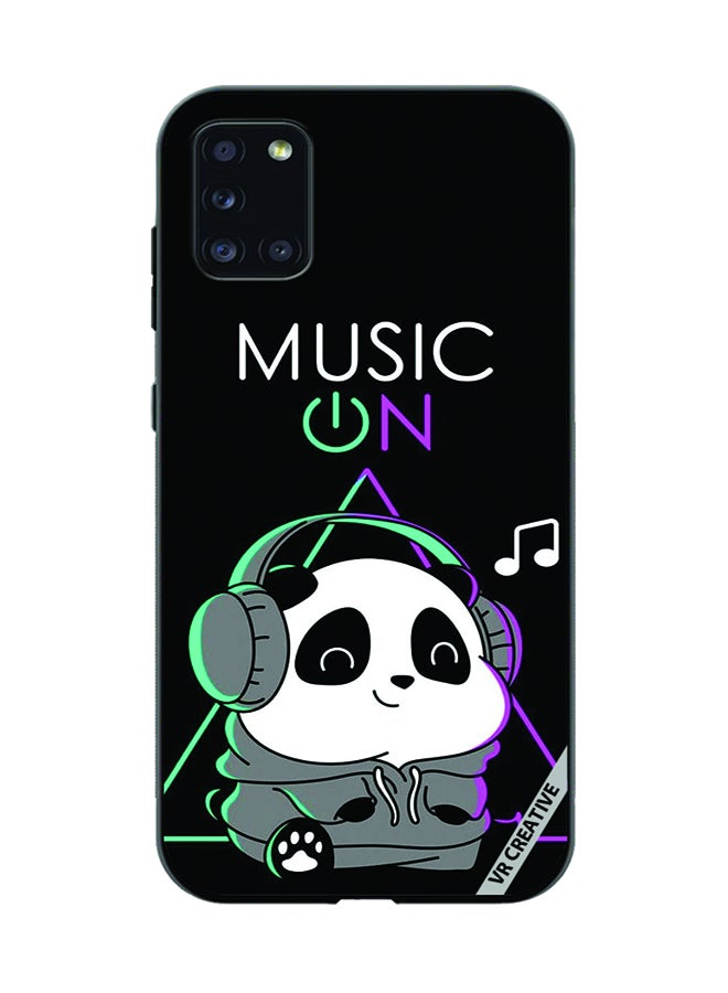 VR CREATIVE Protective Case Cover For Samsung Galaxy A31 Music On Design Multicolour - Image 1