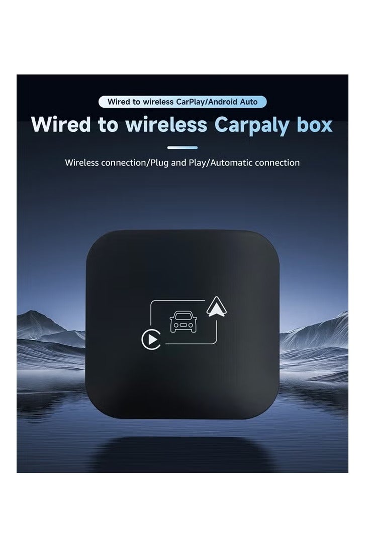 محول 2 في 1 من سلكي إلى لاسلكي – Apple CarPlay وAndroid Auto لجهاز السيارة والاتصال الذكي - Image 4