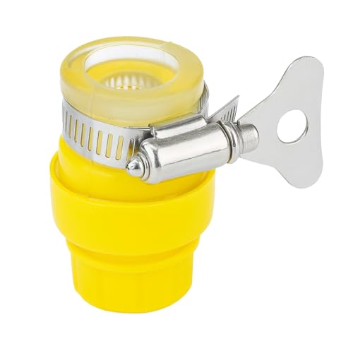 DEXURIES Universal Garden Tap Connector 1/2" – Hose Tap Adapter for Standard Faucets | Heavy Duty Plastic with Metal Clamp & Rubber Seal | Garden Hose, Car & Bike Wash, Balcony & Home Cleaning - Image 1