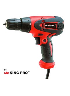 KING-PRO KING PRO By POWERBILT PBTSD10L 10mm Electric Screwdriver Drill 500W 3 Free Bits and Variable Speed and 191Torque and Speed Maximum Chuck Size 38 Inches  - Image 1