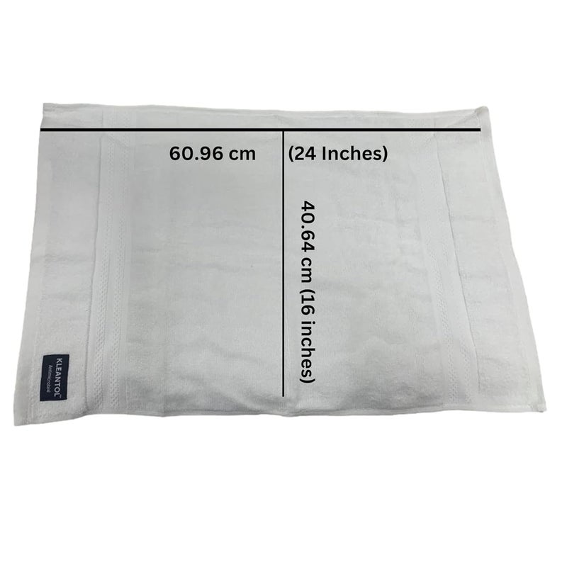 KLEANTOL KLEANTOL AntiMicrobial Towel Sanitising Towel Silvadur Towel Cotton Towel Washable Towels Pack of 3 Personal care Hand and Face Towel Towel Set Towel for Men and Women Gym Yoga Centres Office Home Surface Wipes 500 GSM - Image 3