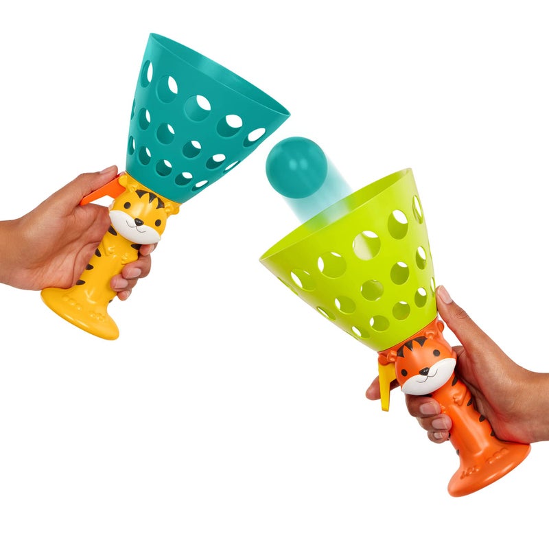B. Toys B toys Pop Catch Game 2 Launchers 4 Balls Ball Games for Kids Outdoor Activity 3 Years Pop n Launch - Image 3