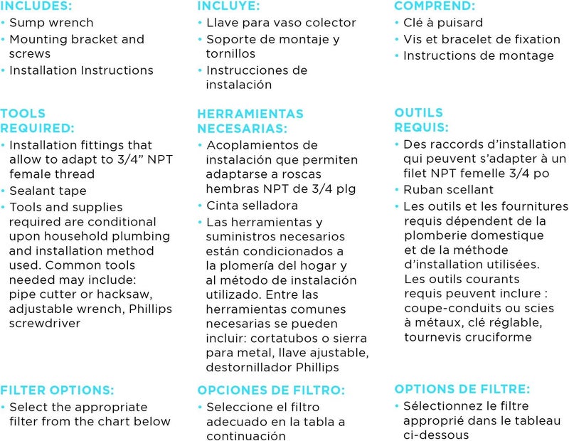EcoPure EPW2VC Whole Home Water Filtration System – Valve-in-Head Design with Built-In Bypass Valve & Clear Sump – Reduces Sediment, Rust, Dirt & Chlorine Taste – Fits Standard Capacity Filters - Image 4
