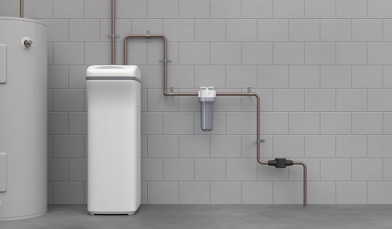 EcoPure EPW2VC Whole Home Water Filtration System – Valve-in-Head Design with Built-In Bypass Valve & Clear Sump – Reduces Sediment, Rust, Dirt & Chlorine Taste – Fits Standard Capacity Filters - Image 1