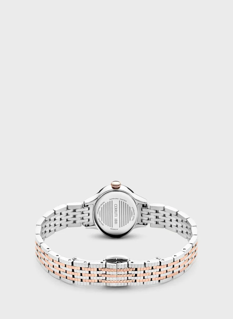 CERRUTI 1881 Steel Strap Analog Watch