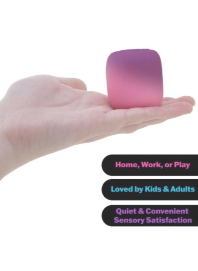 Schylling NeeDoh Changing Squeeze Toy, Sun-Activated Stress Relief Fidget Toy, Soft Squishy Sensory Toy for Kids & Adults, Perfect Birthday Gift,NeeDoh Schylling Sensory Toys for Anxiety Relief, Safe Non-Toxic Dough Material(Pink) - Image 2