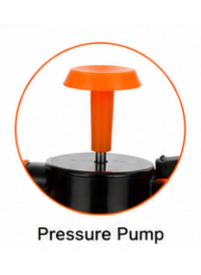 3 Liter Hand Pump Pressure Sprayer Bottle with Adjustable Nozzle for Gardening and Cleaning - Image 3