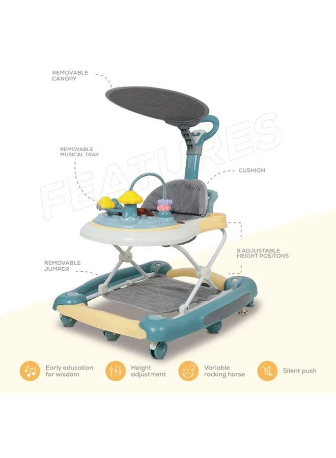 كيكي عربة أطفال أحادية قابلة للتعديل مع سلة تخزين - Image 3