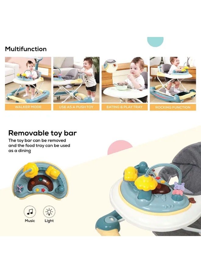 كيكي عربة أطفال أحادية قابلة للتعديل مع سلة تخزين - Image 4