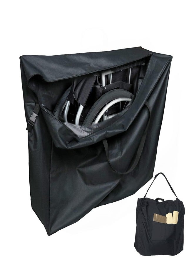 Kasla Rollator Travel Bag,Waterproof Wheelchair Bag for Folding Walker Compatible with Wheelchair Transport Chair Walker Bag for Travel 35" Lx9.8 Wx28 H - Image 1