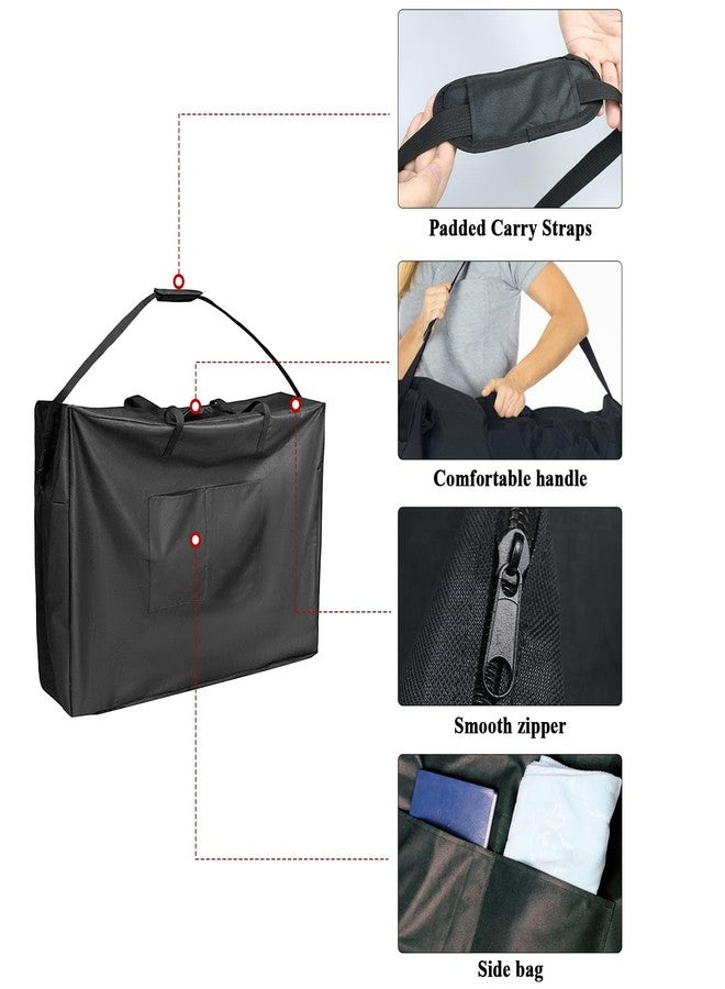 Kasla Rollator Travel Bag,Waterproof Wheelchair Bag for Folding Walker Compatible with Wheelchair Transport Chair Walker Bag for Travel 35" Lx9.8 Wx28 H - Image 3