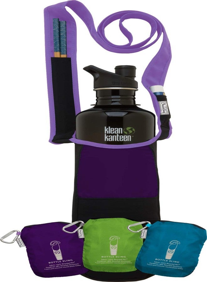 ChicoBag Bottle Sling rePETe™ - Amethyst - Image 4