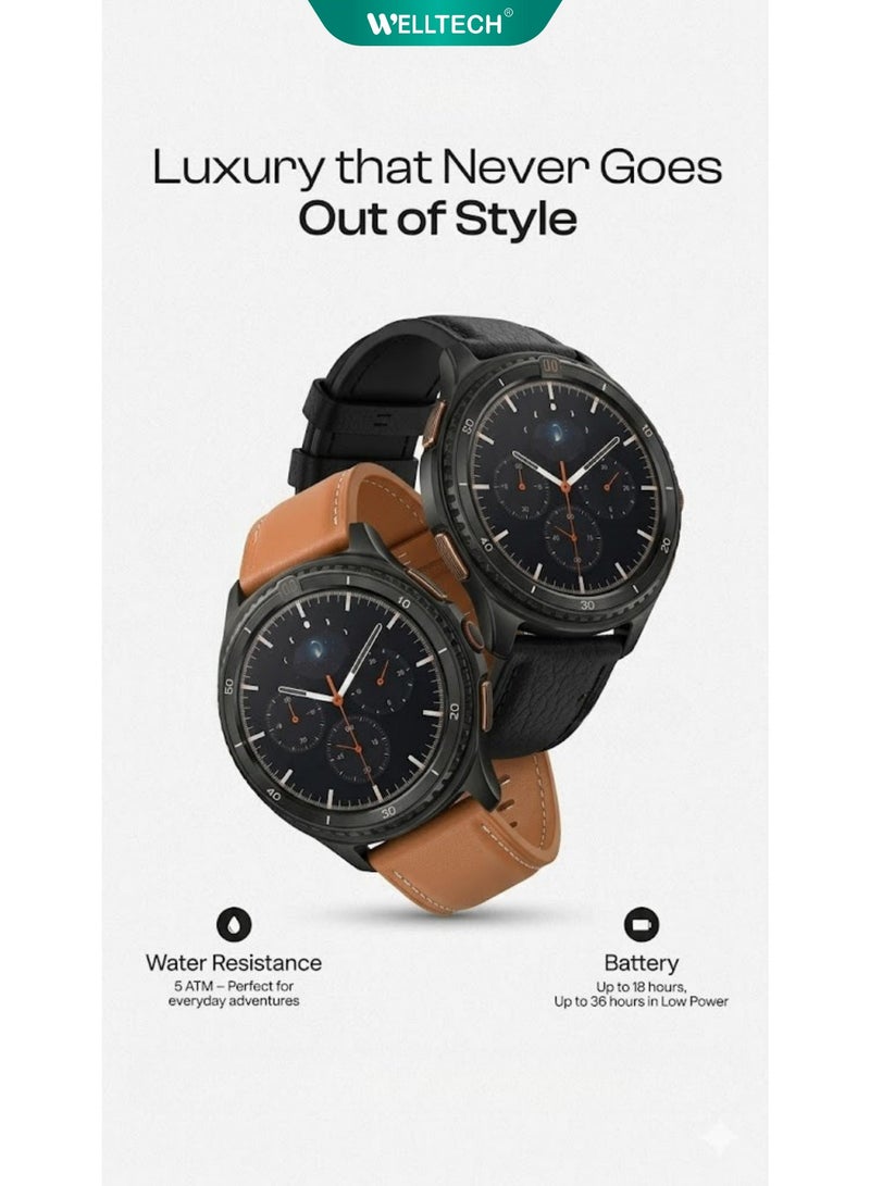 WELLTECH SW46 Fitness Tracker Smart Watch – Heart Rate Blood Oxygen Sleep Monitor, Step Counter, Bluetooth, Android iOS - Image 4