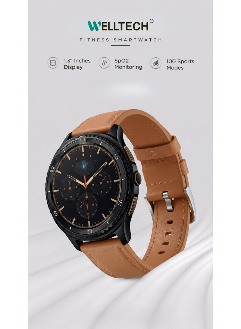 WELLTECH SW46 Fitness Tracker Smart Watch – Heart Rate Blood Oxygen Sleep Monitor, Step Counter, Bluetooth, Android iOS - Image 3