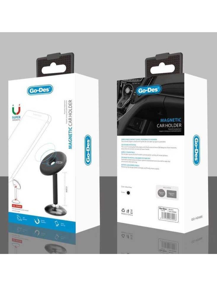 GO-DES حامل سيارة مغناطيسي سوبر مغناطيسي GD-HD686
