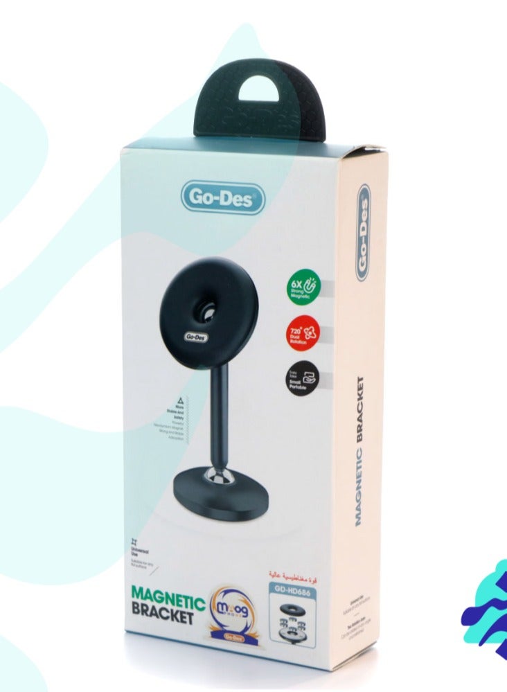 GO-DES حامل سيارة مغناطيسي سوبر مغناطيسي GD-HD686