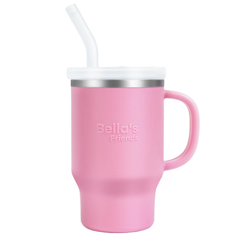 Bella's Friends Handy Mini Tumbler, 9â€¯oz Sippy Cups for Toddlers 1-3, Stainless Interior, Leakâ€‘Proof Toddler Cups, Birthday Gifts for 1 Year Old Girls Boys, Baby Girl Daycare Essentials with Name Stickers, 1 Pack - Image 1
