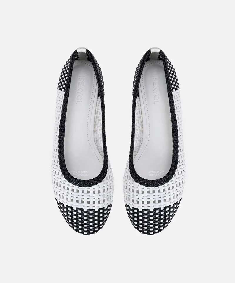 Ipekyol  Woven Color-Block Ballet Flats for Women | Best Price UAE