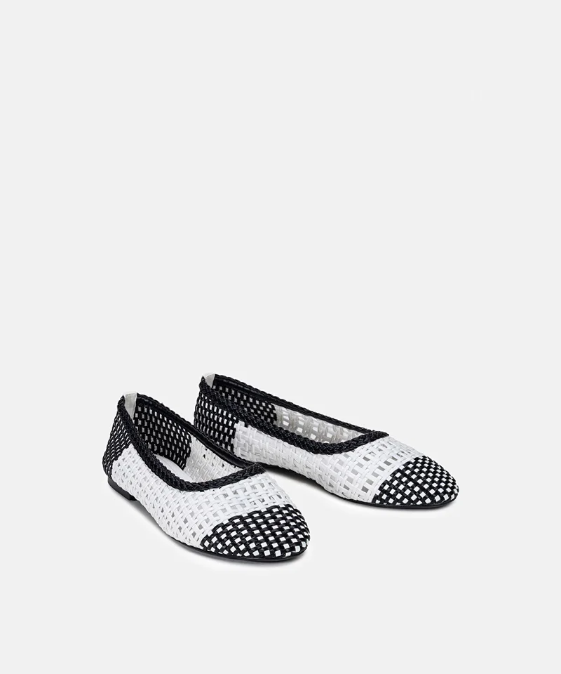 Ipekyol  Woven Color-Block Ballet Flats for Women | Best Price UAE