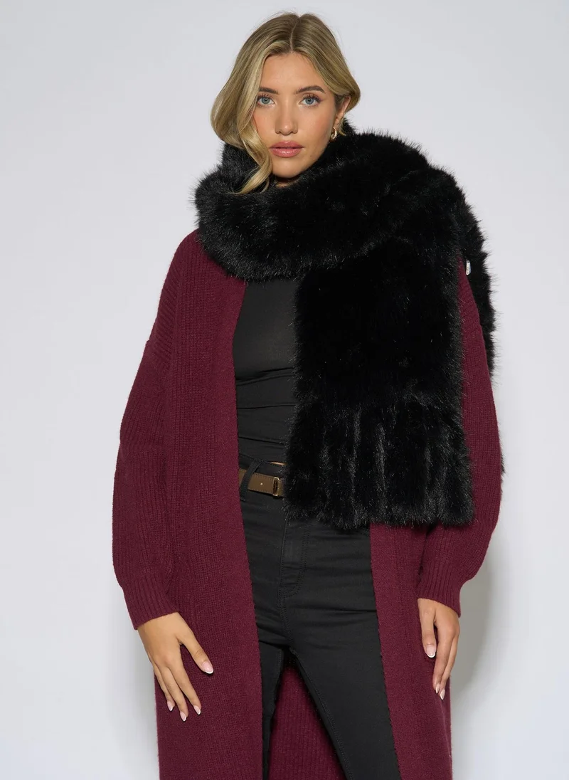 Gini London  Mulberry Edge To Edge Longline Knit Cardigan for Women | Best Price UAE