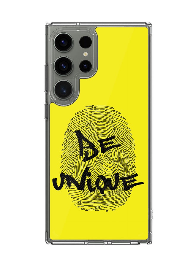 Stylizedd Classic Clear Case for Samsung Galaxy S25 Ultra , Hybrid Soft Case Flexible Edges Anti Drop TPU PC Gel Thin Transparent Cover - Be Unique - Image 1