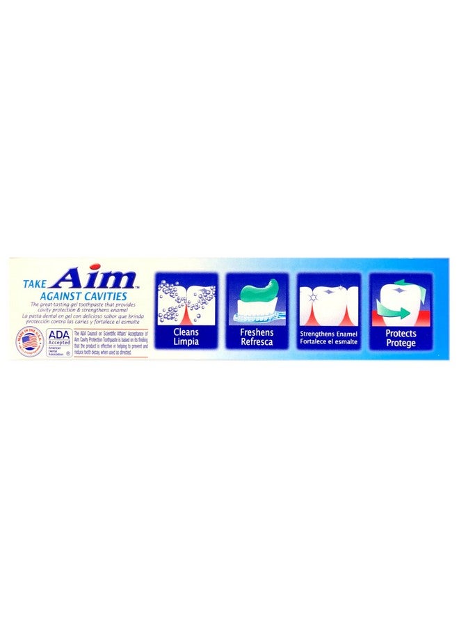 Aim Multi-Benefit Ultra Mint Cavity Protection Gel- 5.5 Oz (Pack Of 5) - Image 2