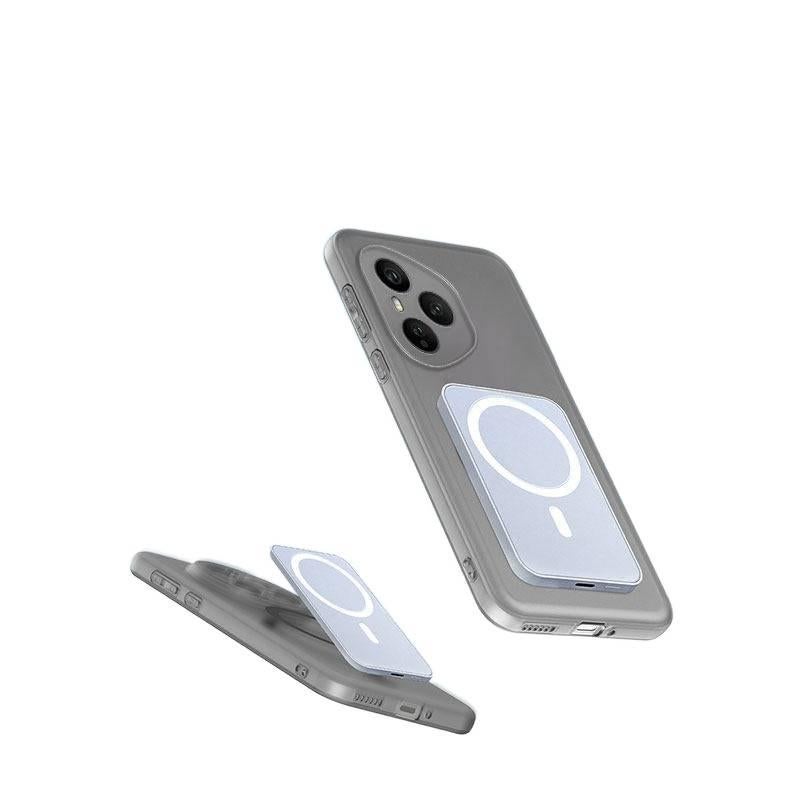 MS Silicone MagSafe Case for Redmi Note 15 with Drop Protection and Strong Magnetic plus Shockproof plus Full Coverage plus Frosted Matte in Translucent White - Image 4
