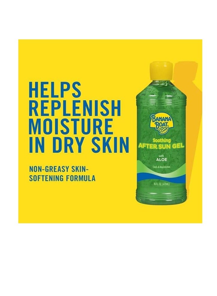 Banana Boat Soothing Aloe After Sun Gel, 8-oz. - Image 2