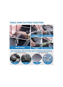 silvercnc Mini Multifunctional Table Saw 300W 0.8 Cut Depth, 1.2” x 16” Belt Sander 6” Disc Sander for Crafts Wood Stone Cutting and Grinding, w/ 10 Sanding Belts and 5 Sandpapers  - Image 2